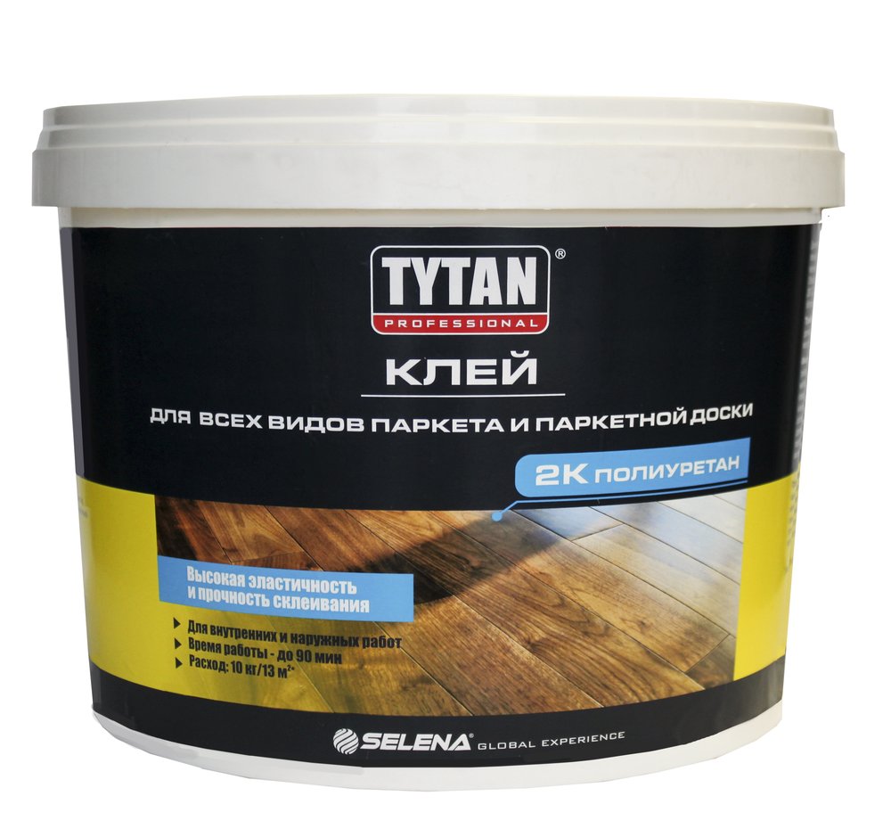 Клей для всех видов паркета и паркетной доски Tytan PROFESSIONAL 2-компонентный 10 кг 15037 244342