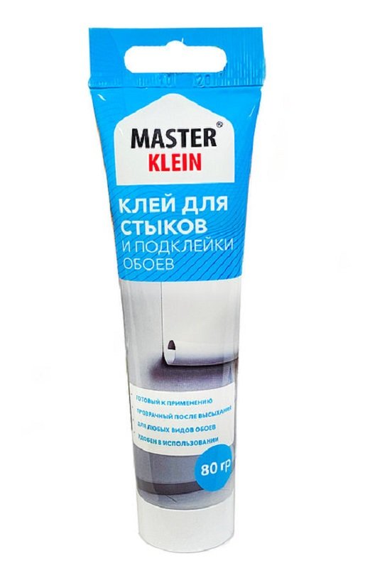 Клей для стыков и подклейки обоев MASTER KLEIN туба 80 гр 11605688