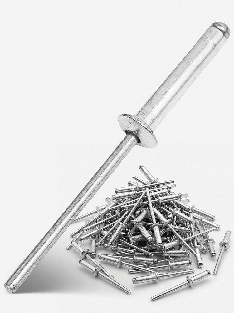 Заклепки алюминиевые Kubis 4.0x20 мм (толщина 14-16 мм), 50 шт 01-04-4020