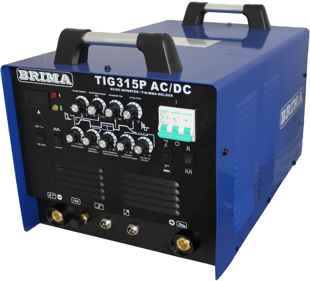 Инверторная установка Brima TIG-315P AC/DC 380В HF 5684
