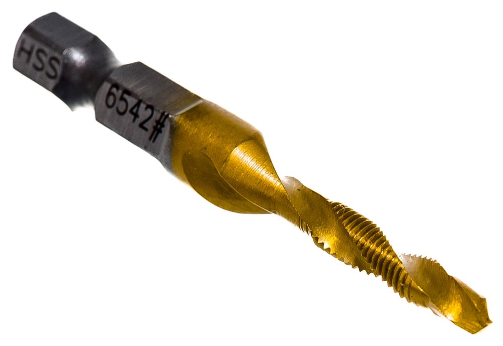 Сверло-метчик (М4х0.7х54 мм, HSS-TiN) SKRAB 33824
