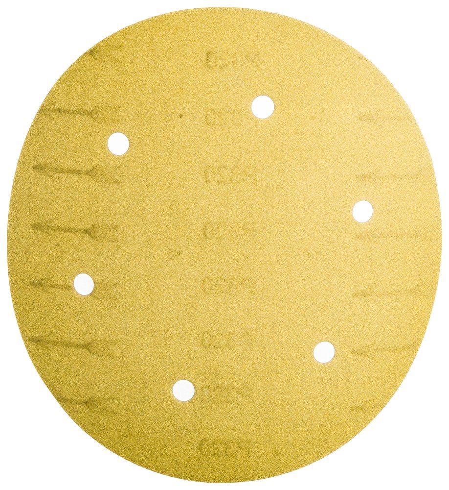 Круг шлифовальный на липучке Giraffe GOLD (225 мм, 6 отверстий, Р320) ABRAFORM AF-GG6-320