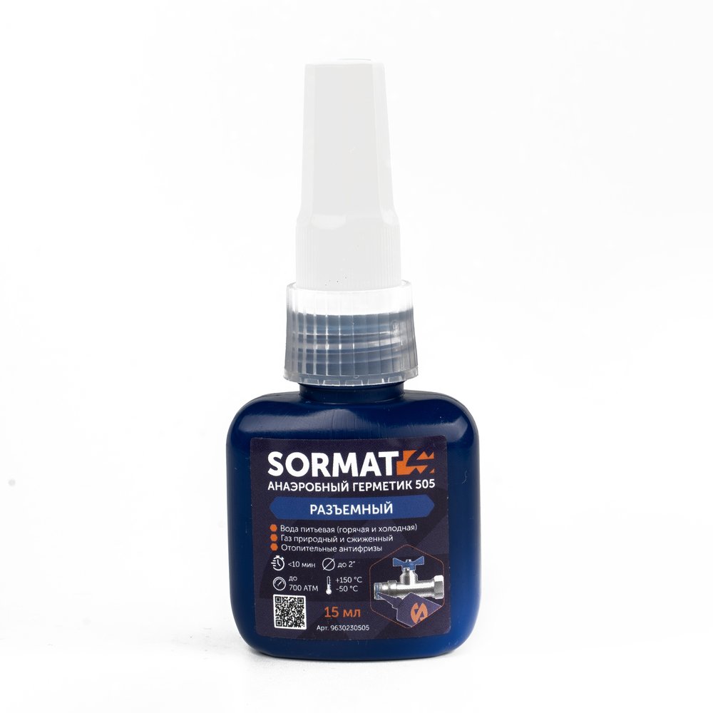 Герметик для резьбовых соединений SORMAT 505 15 мл 9630230505