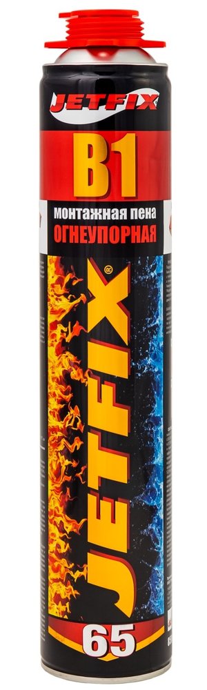Огнеупорная профессиональная монтажная пена JETFIX 750мл 10037
