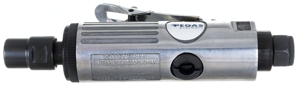 Прямая шлифмашина Pegas pneumatic + 10 шлиф камней 1802