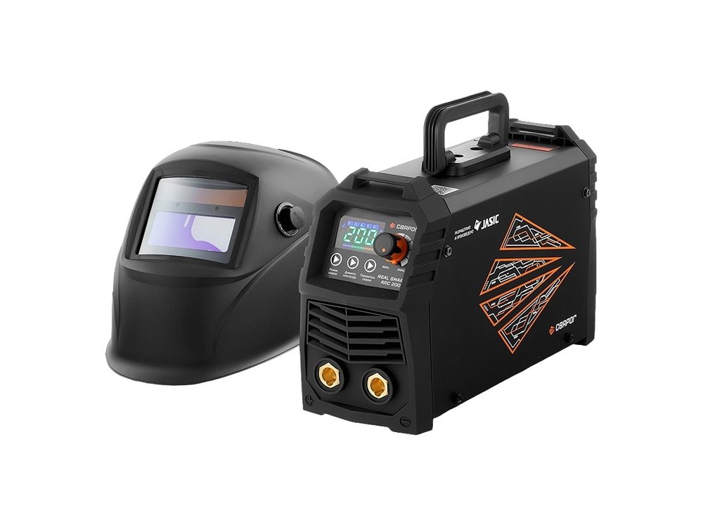 Сварочный инвертор Сварог ARC 200 REAL SMART Z28303 Black маска+краги 97886