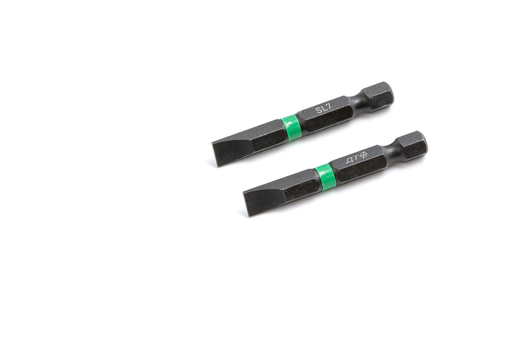 Бита ударная Дело Техники 1/4', SL7 × 50 мм, 2 шт. 792522