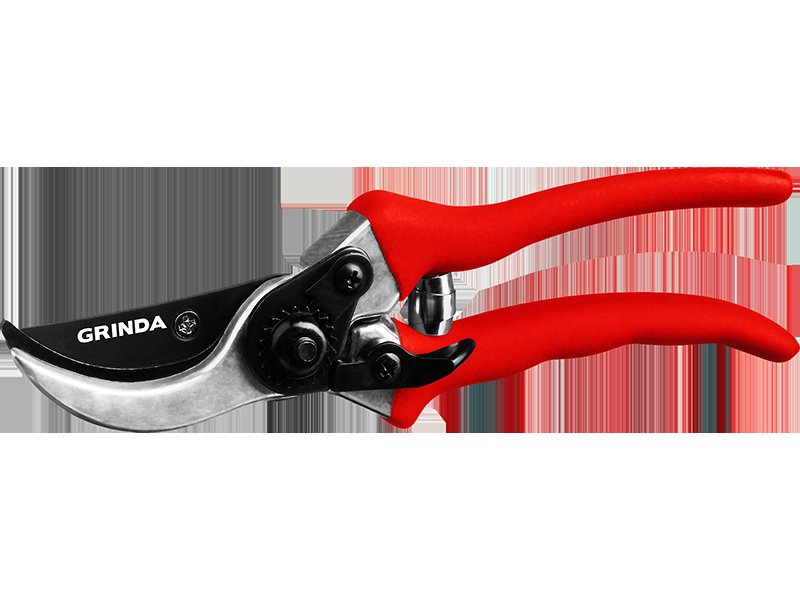 Секатор GRINDA G-11 с алюминиевыми рукоятками, плоскостной, 210мм 8-423001_z02