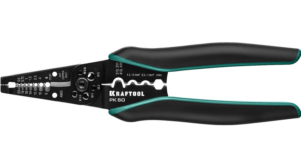 Стриппер KRAFTOOL PK-60 многофункциональный, 0.5 - 6 кв.мм 22658