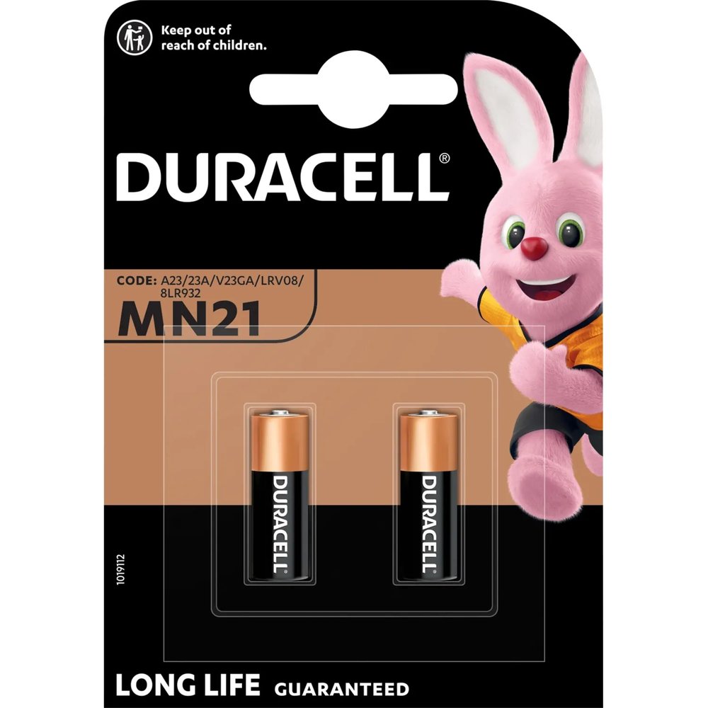 Батарейка DURACELL MN21 2шт/бл для сигнализации