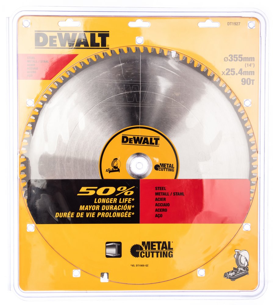 Пильный диск по стали (355х25.4 мм, 90 TCG) DEWALT DT1927