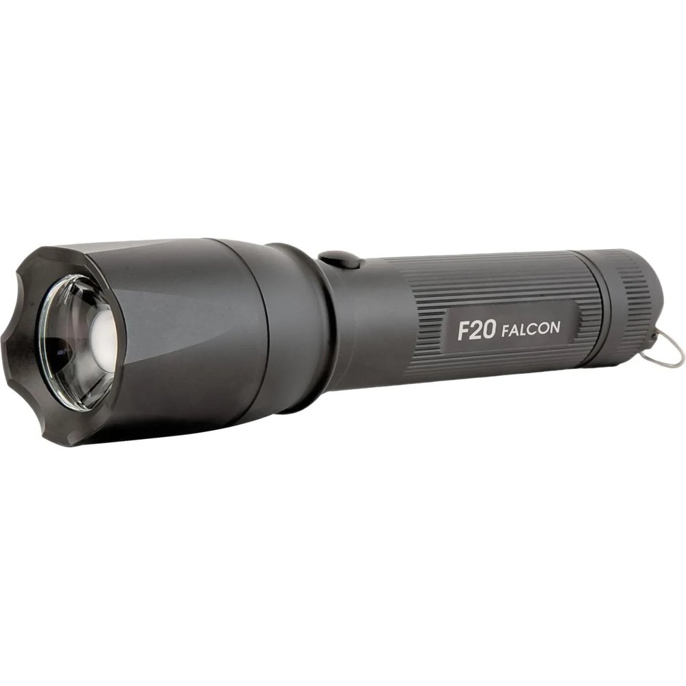 Фонарь ЯРКИЙ ЛУЧ F20 Falcon CREE XP-L HI, 3 режима, аккум