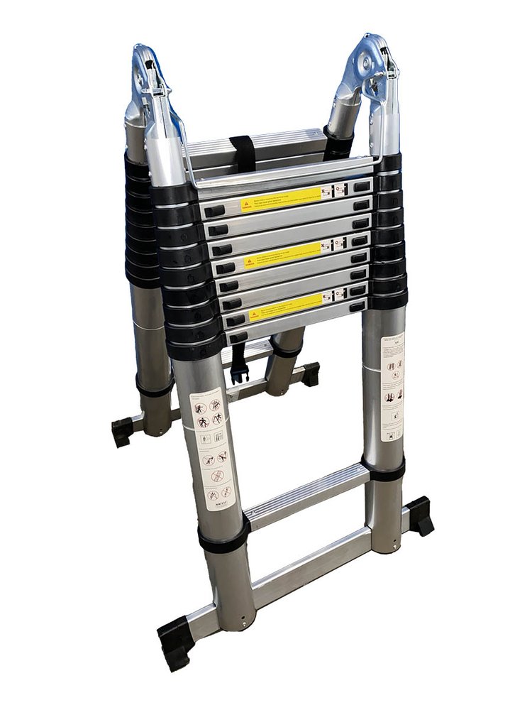 Телескопическая лестница-стремянка SevenBerg QH 2x10 - 8 м