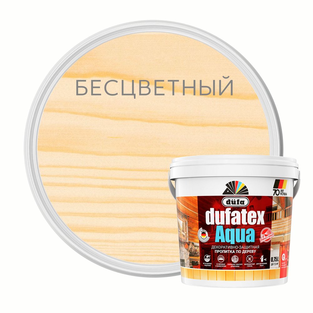 Пропитка Dufa TEX-AQUA бесцветный, 0.75 л Н0000003481