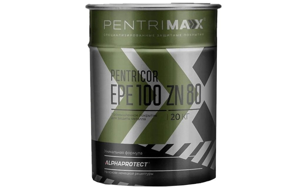 Грунт PentriMax PentriCor EPE 100 Zn 80 (серый, 20 кг) 00-00000081