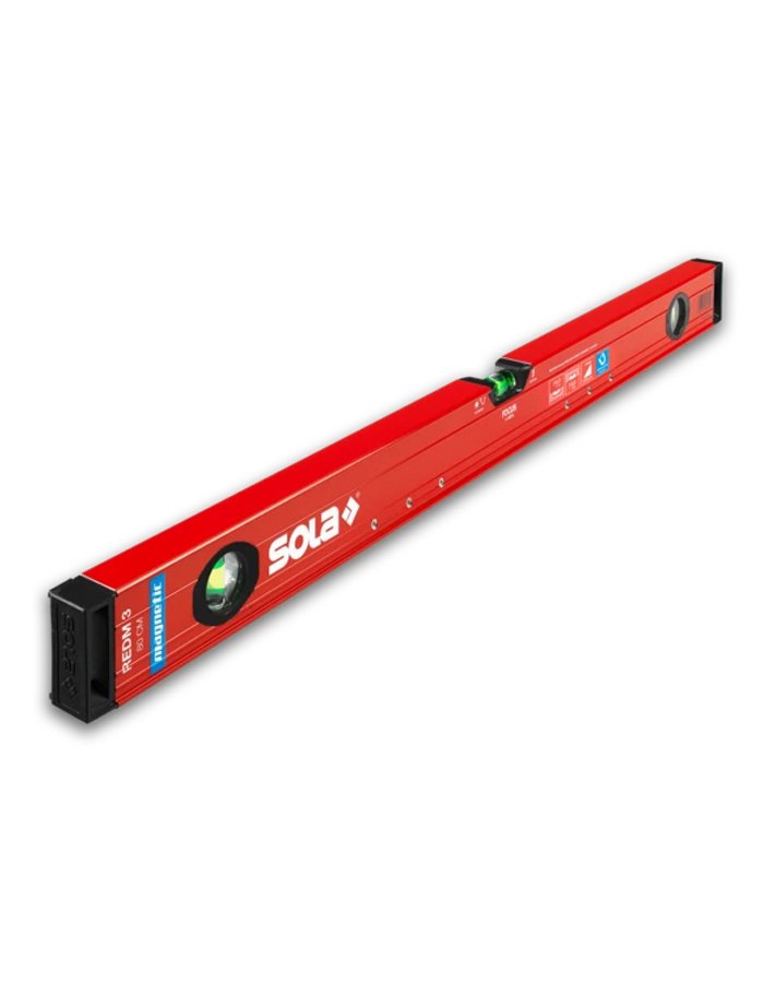 Уровень SOLA RED M 3 100, L=100 см, 3 глазка, точн. 0,3 мм/м 01813301