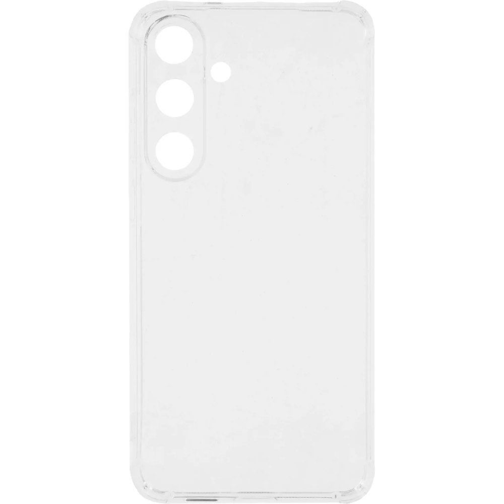 Чехол накладка PERO силикон для Samsung S25 Plus прозрачный усиленный
