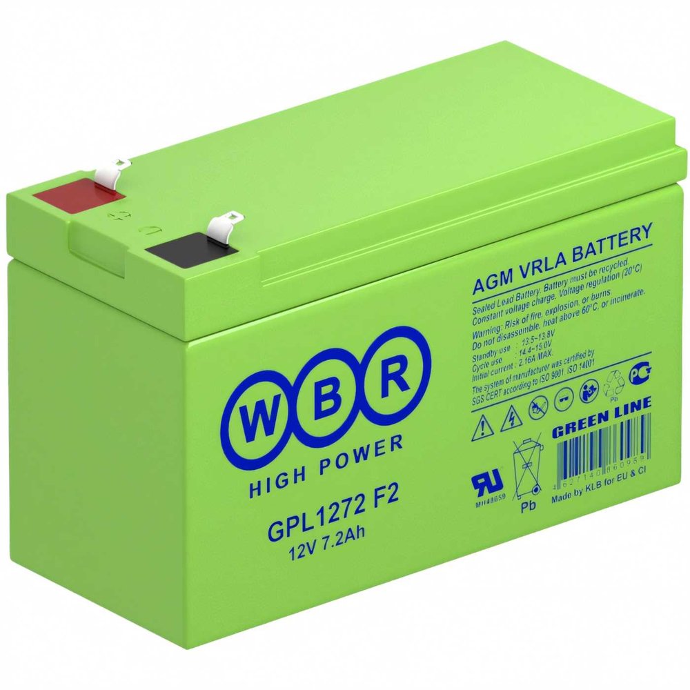 Аккумулятор для ИБП WBR GPL1272WBR