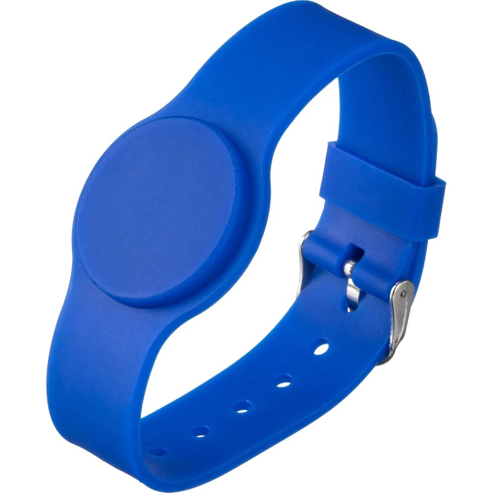 Браслет доступа (RFID-браслет) Bigtech Mifare 1К, с застежкой (синий)
