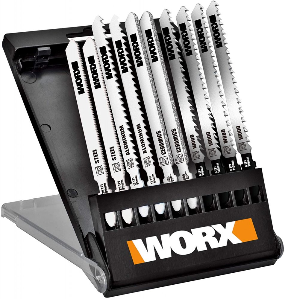 Набор пилок для лобзика 10 шт WORX WA8106