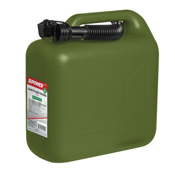 Канистра туристическая, для топлива 10 л Zipower PM4295