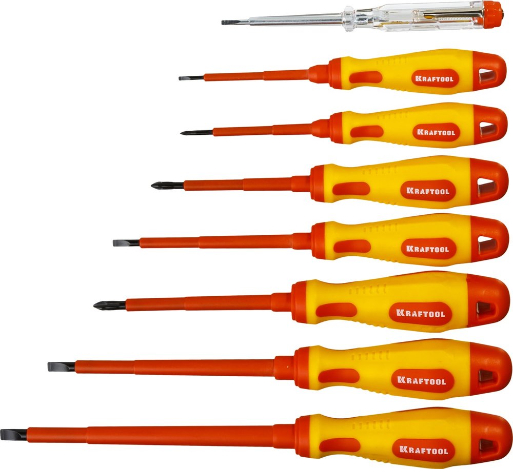 Набор высоковольтных отверток KRAFTOOL Х-Drive ELECTRO 250088-H8