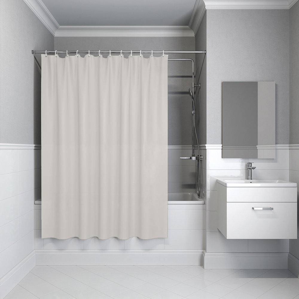 Штора для ванной IDDIS 200x240 см, Полиэстер, бежевый BL02P24i11