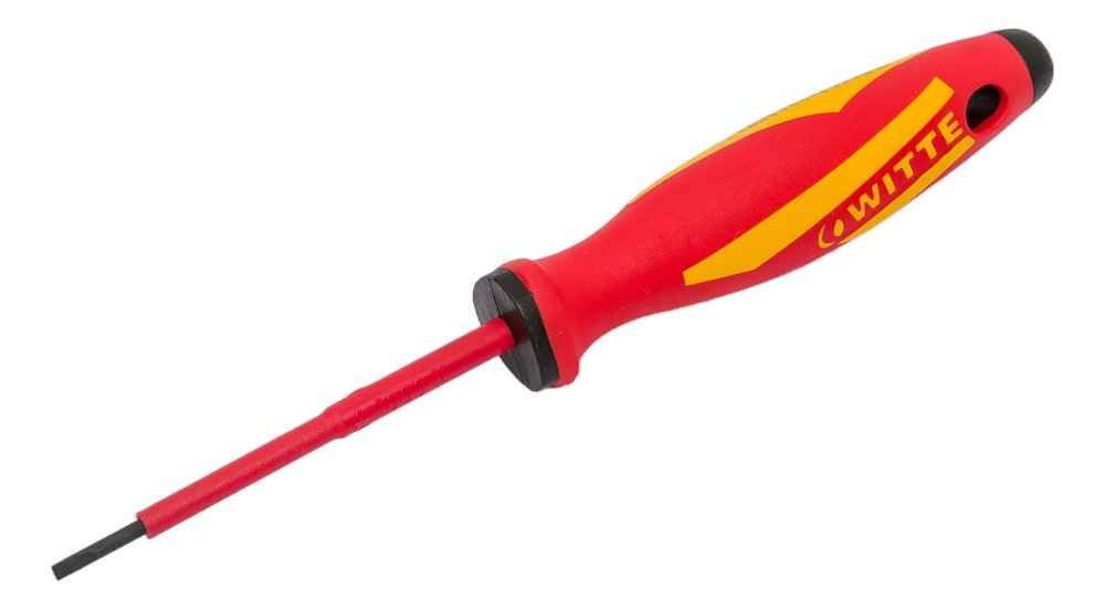 Шлицевая отвертка WITTE MAXX VDE 0,4х2,5х75 мм new 537012016