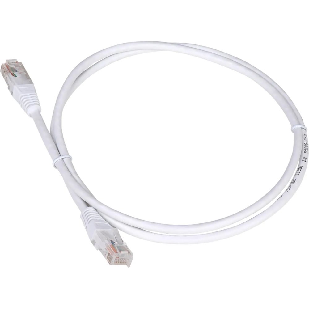 Патч-корд TWT TWT-45-45-0.5-WH UTP кат.5e, 0.5 м, белый