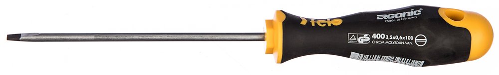 Плоская шлицевая отвертка 3,5х0,6х100 Felo Ergonic 40035310