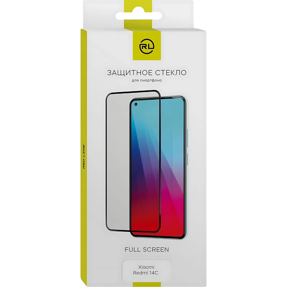 Защитное стекло Red Line Xiaomi Redmi 14C 4G FULL GLUE черн(УТ000040021)