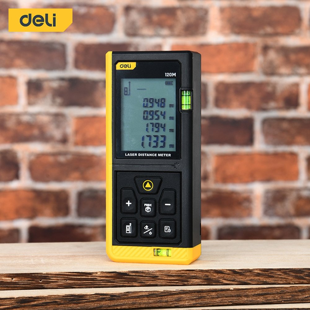 Лазерный дальномер DELI DL4171, диапазон 0,05-120 м, точность ±3 мм 102964
