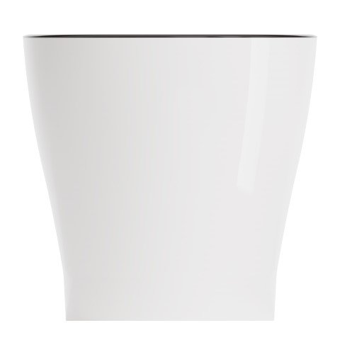 Цветочный горшок ЗПИ Альтернатива Лея 5 л, двойной, белый М7930