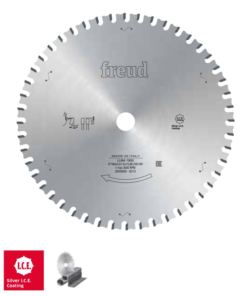 Пильный диск по стали 355x2.6x25.4 мм, Z90 Freud Lu6A 1600