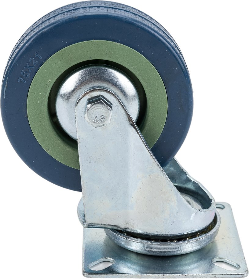Колесо серая резина поворотное SCG93 75 мм MFK-TORG 3053075