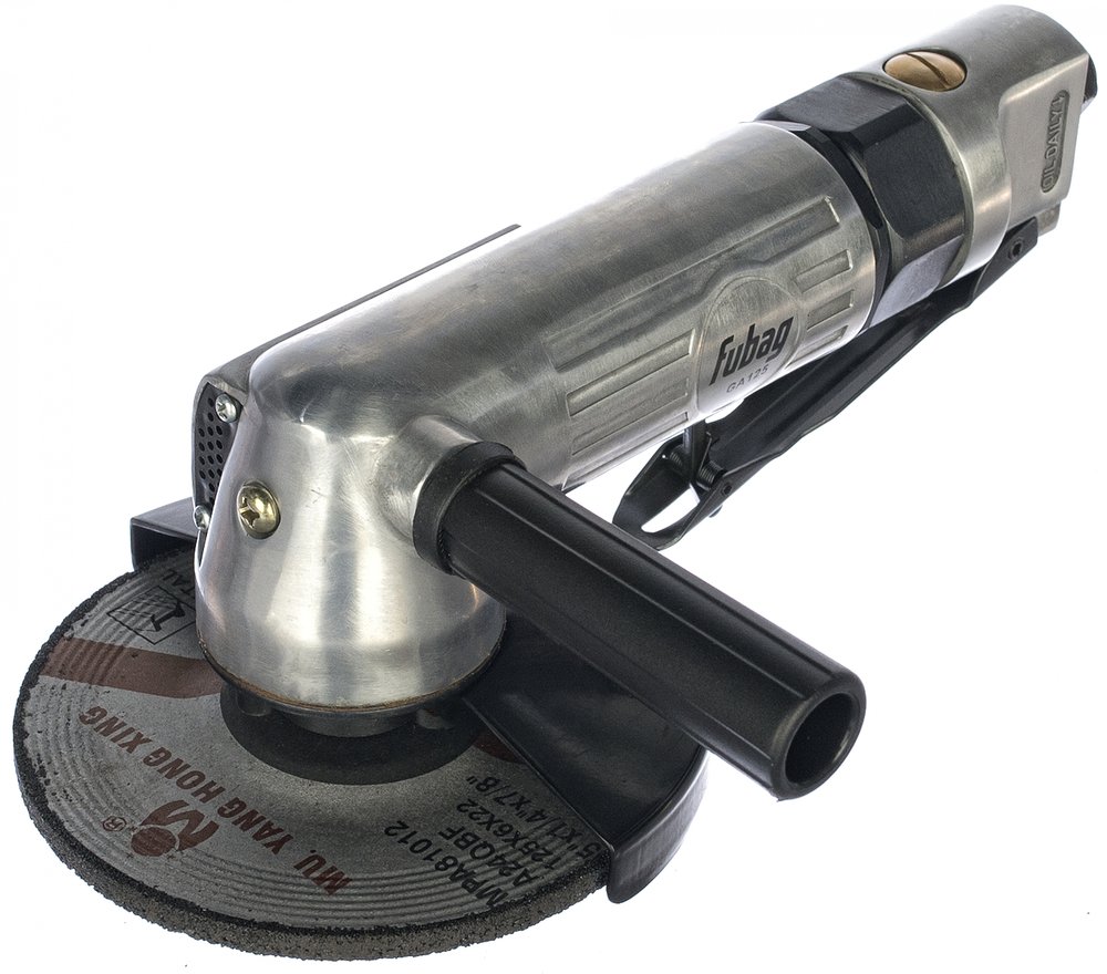 Угловая пневмошлифмашина FUBAG GA125 + зачистной диск 4' 100127