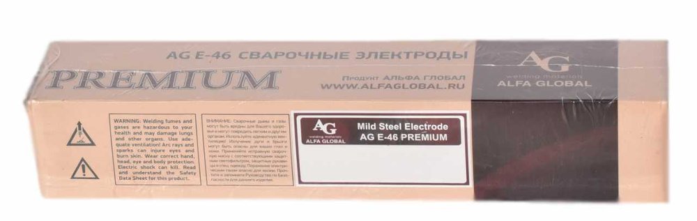 Электроды PREMIUM E-46 3.2x350 мм, 1 кг AG A-3-46-32-1