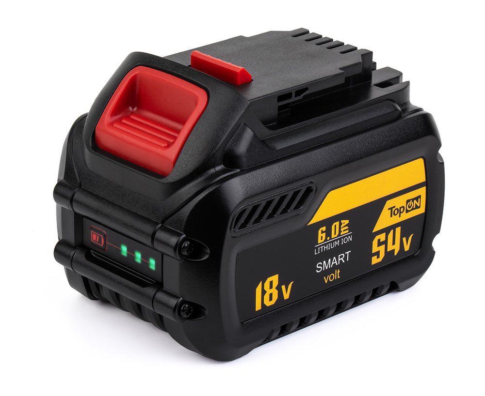 Аккумулятор для DEWALT XR FLEX VOLT 54V 6.0AH (LI-ION) TopOn TOP-DE-DCB546