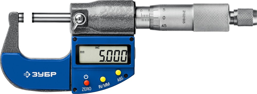 Цифровой микрометр ЗУБР Профессионал 0-25 мм 34482-25_z02