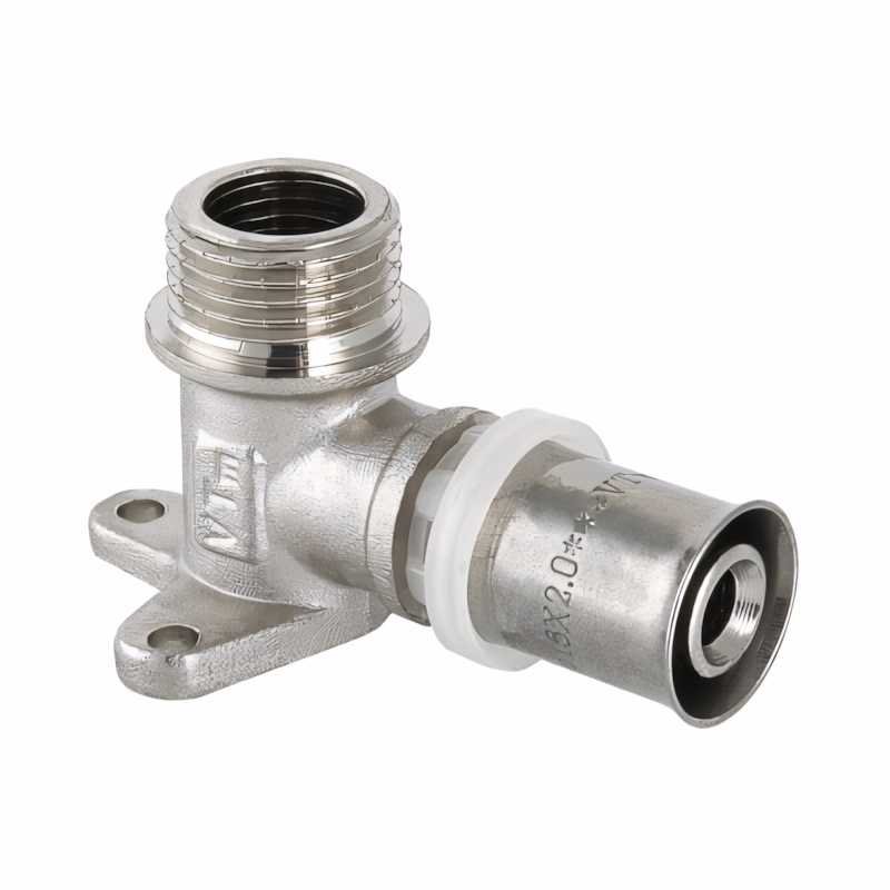 Водорозетка, пресс 16х1/2 нар. Valtec VTm.255.N.001604