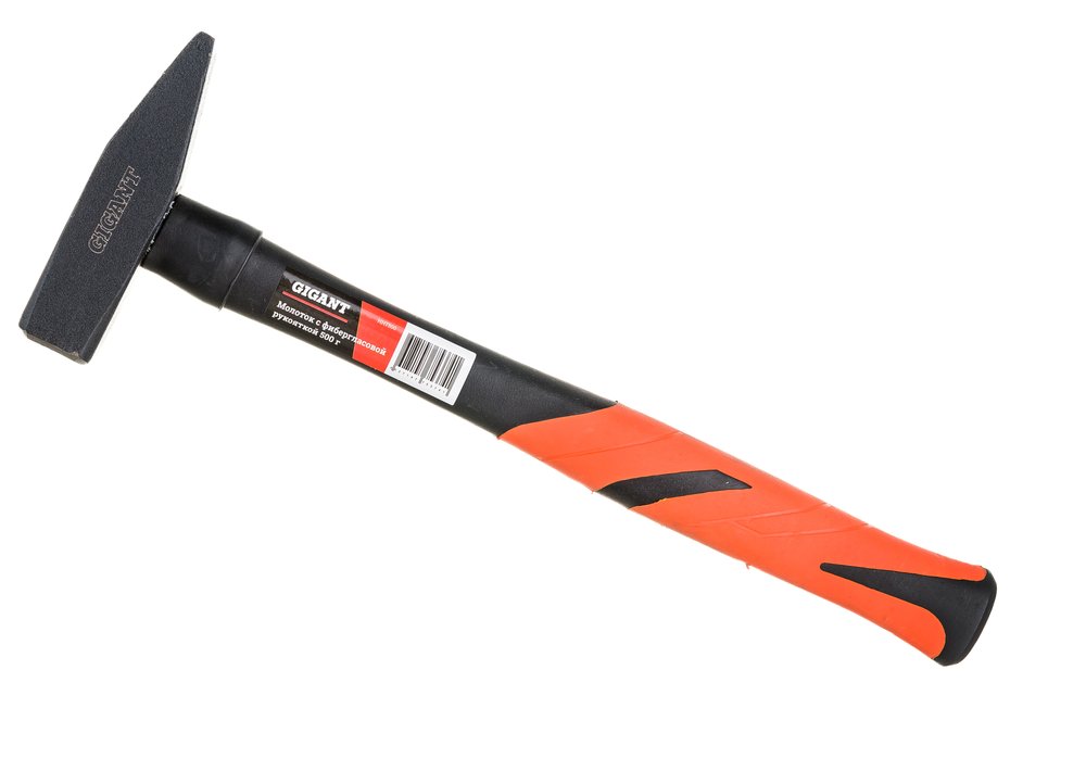 Молоток с фибергласовой рукояткой 500г Gigant HHT500