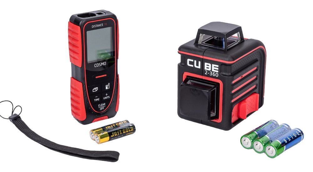 Комплект ADA лазерный уровень cube 2-360 basic edition + лазерный дальномер cosmo 70 А00701