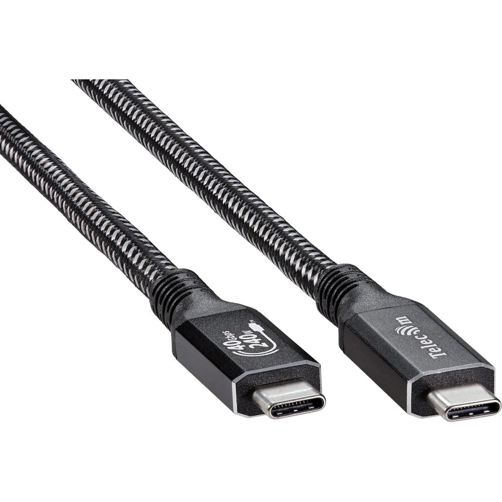 Кабель USB4 TypeCM/CM 8K@30Hz, 40GBps, PD 240W, медь Telecom 3м <,TUS840-3M