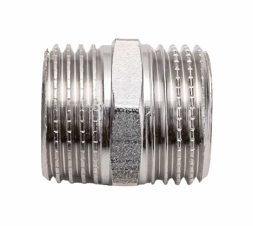 Ниппель STI  Ду15 (1/2') никелированный D270-04971