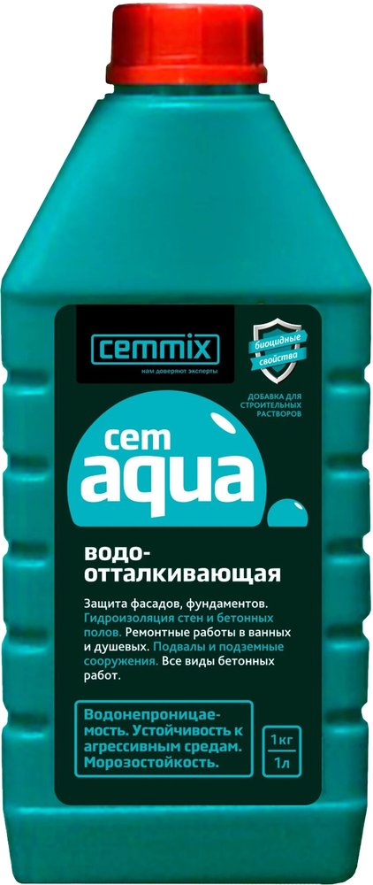 Водоотталкивающая добавка Cemmix CemAqua 1 л 206770