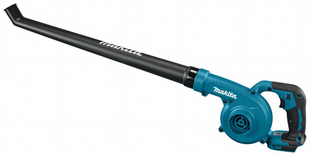 Воздуходув-пылесос аккумуляторный Makita LXT 18В, 3 скорости, 3,1 м³/мин, 52 м/с, длинная насадка DUB186Z