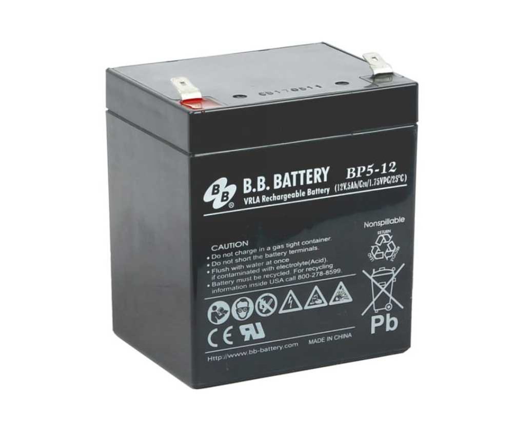 Аккумуляторная батарея 12 В, 5 Ач BB Battery BP 5-12