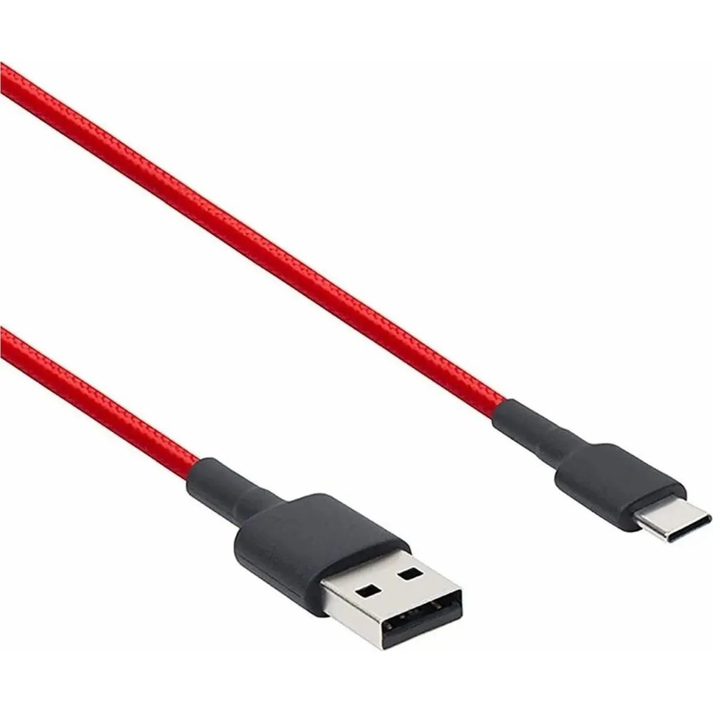 Кабель Xiaomi SJV4110GL Mi Braided USB Type-C Cable Red 100cm