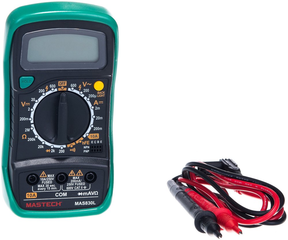Цифровой мультиметр Mastech MAS830L 00-00000239