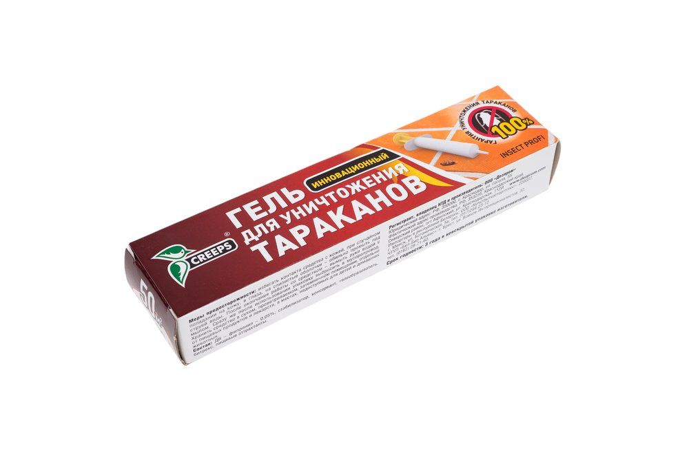 Крипс гель от тараканов Домовой Прошка шприц 30 г 22995